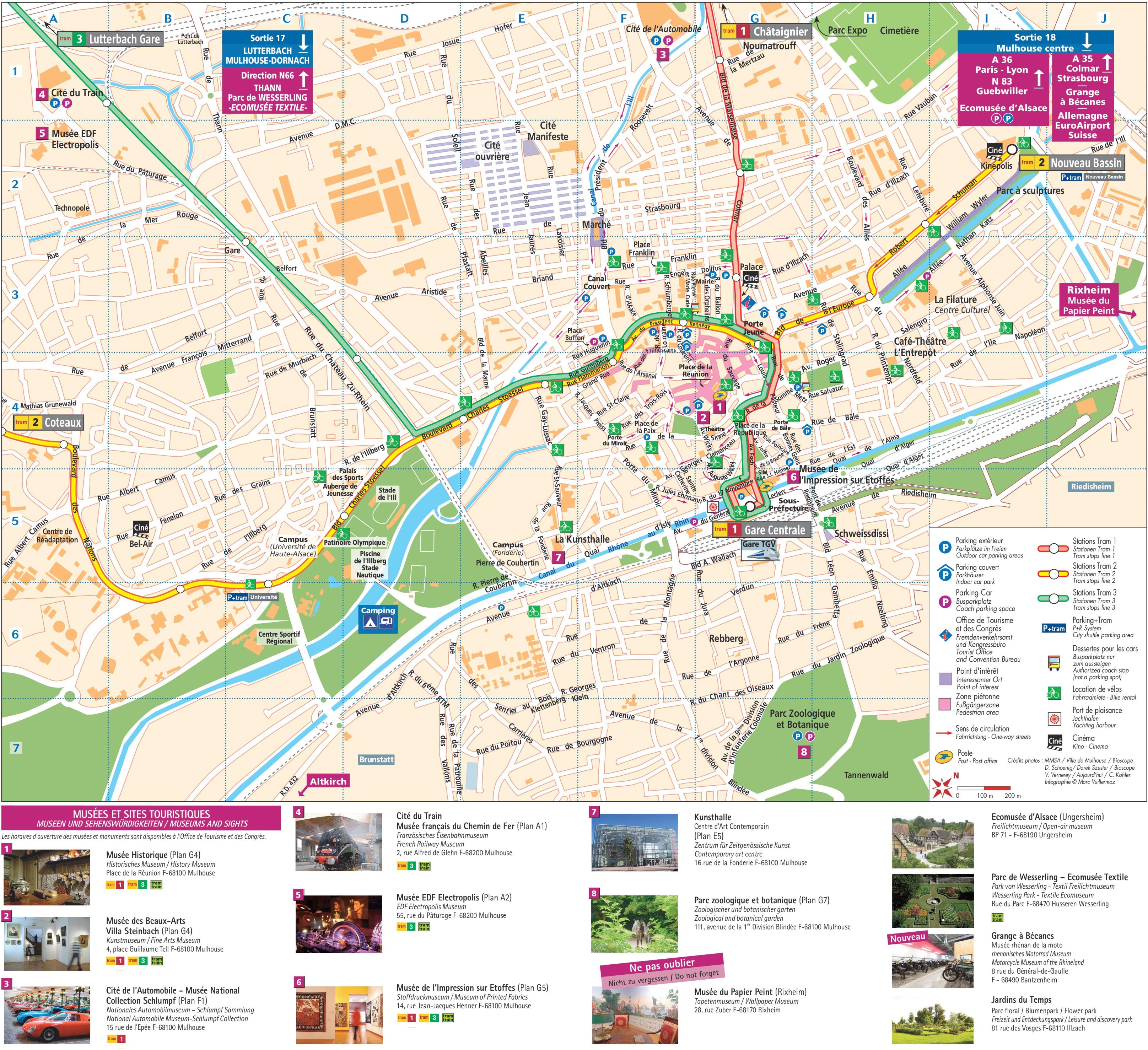 Mulhouse map